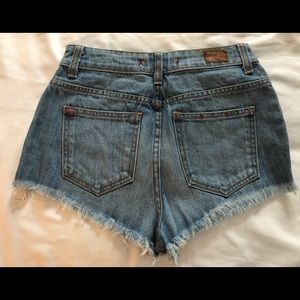 Urban Outfitters denim cheeky shorts size 24